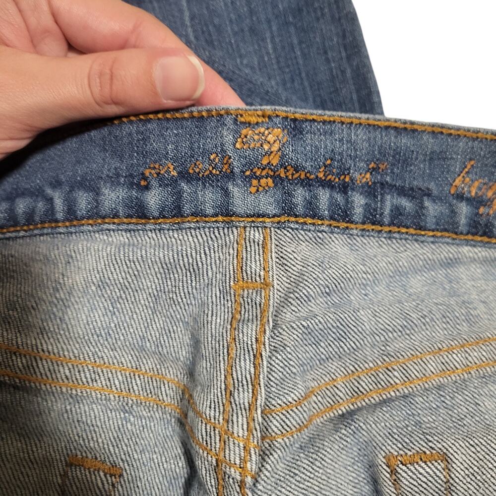 7 for all mankind boycut jeans with button closure, size 26 - Picture 4 of 8